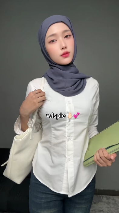 #ceweWispie #outfitinspiration #kemejawispie #wispiekemejafittedshirt