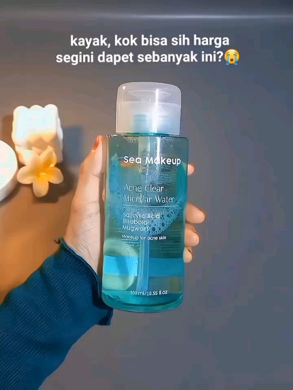 #seamakeupmicellarwater #micellarwaterviral #RacunShopee #SpillBawaBerkah #shopeehaulbeauty #dailyroutineskincare #acneproneskin #fypp #promo1111