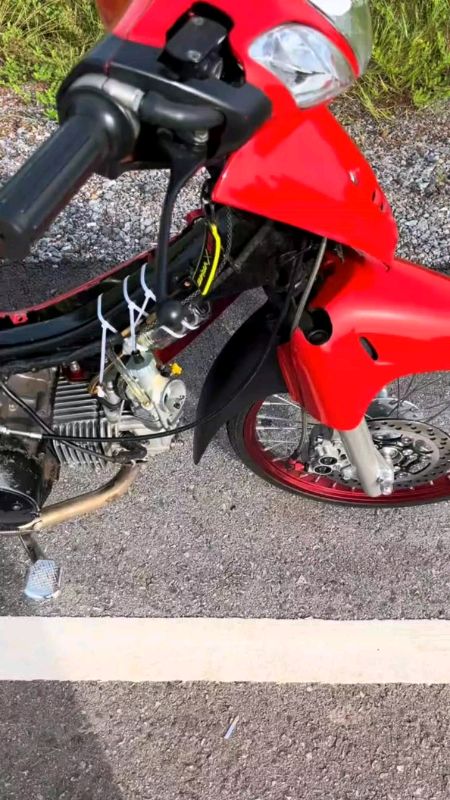 4 tak rasa 2 tak🚀 #modifikasi #modifikasimotor #fypツ #RacunShopee #shopeevideo #fypシ #herexjatim #herex #karisma #wave125 #wave #suprax125 #supra