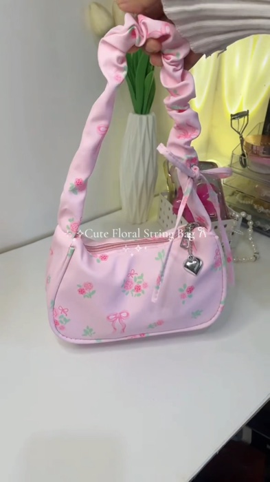 ￼TAS BAHU BUNGA ROSE PITA COQUETTE AESTHETIC / TAS KETIAK WANITA BUNGA PITA CANTIK#RacunShopee #DiskonRacunShopee #SpillRacunShopee #Diskon50Persen
