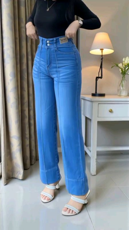 Celana jeans Cutbray wanita#shopeevideo #ShopeeCOD #RacunShopee