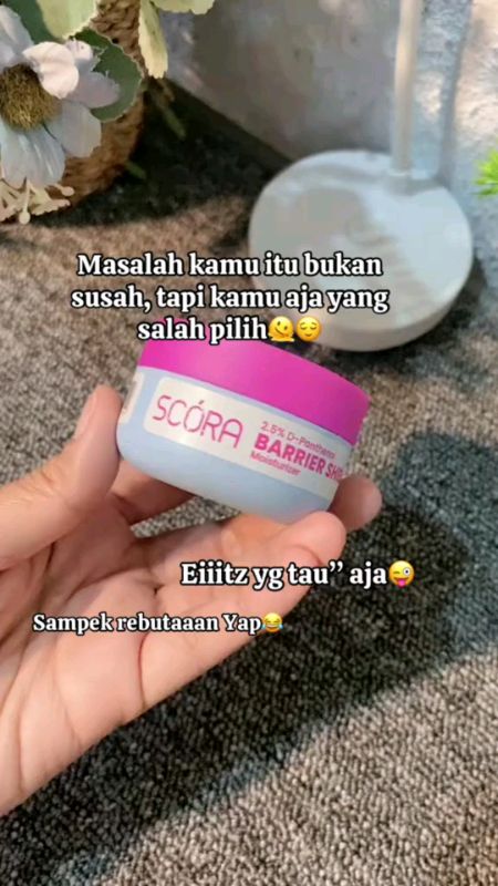 Scora 2,5% d-panthenol barrier shield moisturizer #scora #scoramoisturizer #moisturizer #trending #RacunShopee #SpillRacunShopee #BadaiTapiBudget #fyp
