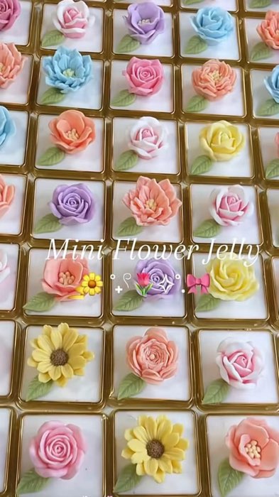 Cetakan Pudding Bunga Mini. Cantiknya ga nahan deh 😍😍 #cetakanpudingviral ##cetakansilikon #cetakansilikonpuding #cetakanjelly #pudingbunga #viral