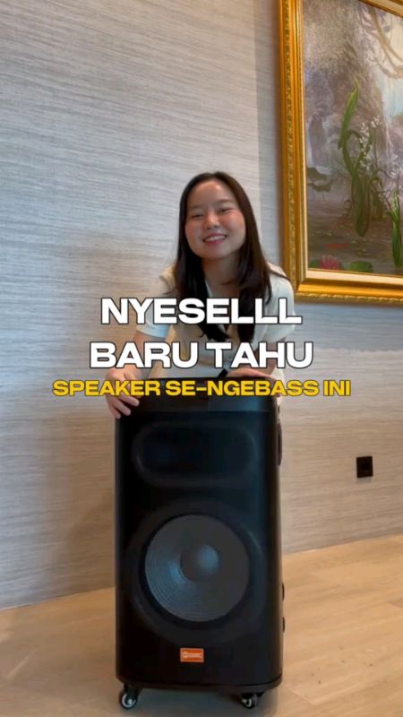 suara jernih barang nya enteng #gmcspeaker #gratisongkir