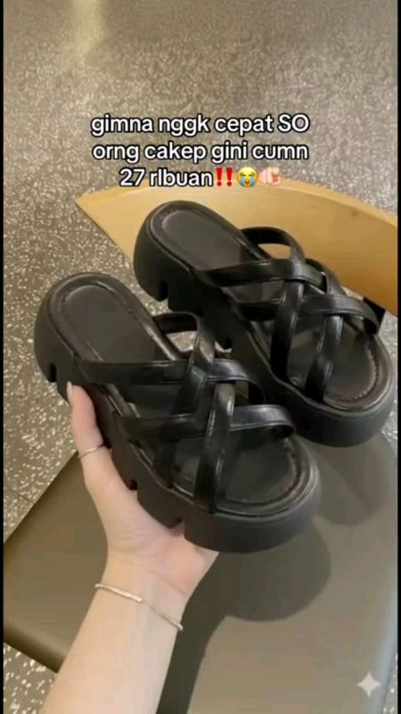 Sandal Wanita Elegan #RacunShopee #fypシ #viraldishopee