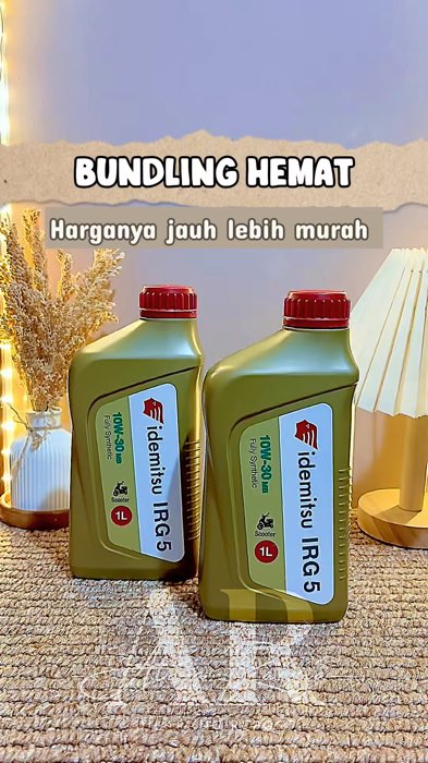 Paket hemat kalau beli 2 sekaligus #oli#olimesti#olimotor#idemitsu#oliidemitsu#atinarahma#olihonda#SPILLProdukShopee#RacunShopeeUnik#otomotifmotor