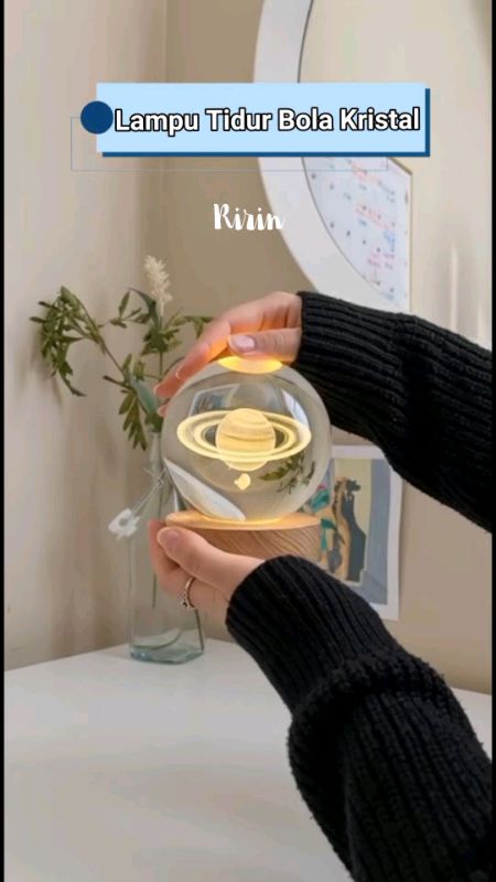 Lampu Tidur Bola Kristal😍 #lampu #lamputidur #lamputidurlucu #lamputidurbolakristal #shopeevideo #RacunShopee