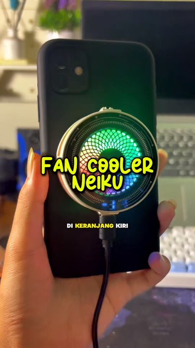 neiku fan cooler pendingin hp rgb #fancooler #pendinginhp #fancoolerhp #ShopeeCOD #PromoNonStop