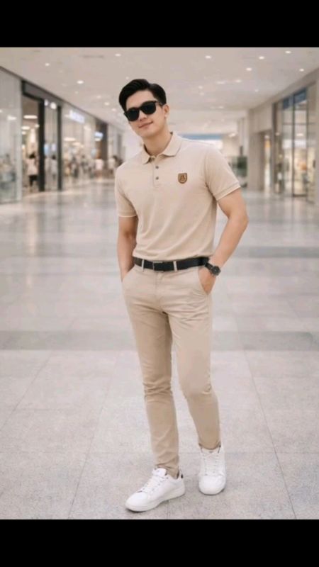 Rambidend - Polo Shirt Logo Keren T-Shirt Baju Kerah Santai Baju Kerja Kaos Kerah Perisai Icon Original#poloshirt #kaosviral #promoshoope