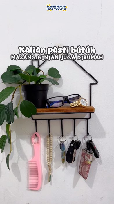 #rakgantungankunci #rakkunci #rakgantungserbaguna #rakdindingaesthetic #GratisOngkirRP0 #ShopeeLook #ShopeeCOD #ViralDiShopeeVideo