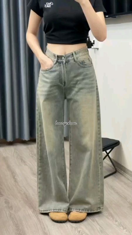 jeans kulot wanita kekinian #RacunShopeeMurah #SpillRacunShopee  #ShopeeFashionHaul #TermurahDiShopee