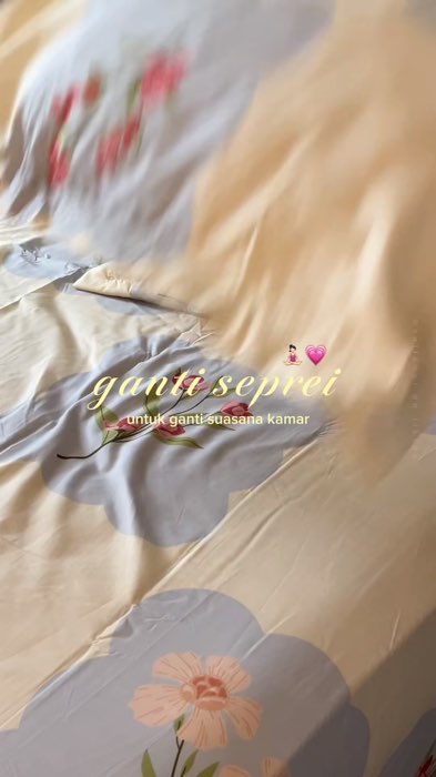 SPREI AESTHETIC DAN MURAH BANGET LOH🫶🏻✨💙🧡#Valenitasprei #spreiaesthetic #RacunShopee #Diskon40RB #Cashback50RB #GratisOngkirRP0 #fypシ