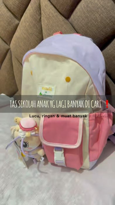 Tas sekolah anak favorit! Desain gemes, banyak kantong, dan nyaman dipakai setiap hari. 🥰 #tasanak #tassekolahanak #tasTK #tasShukiku