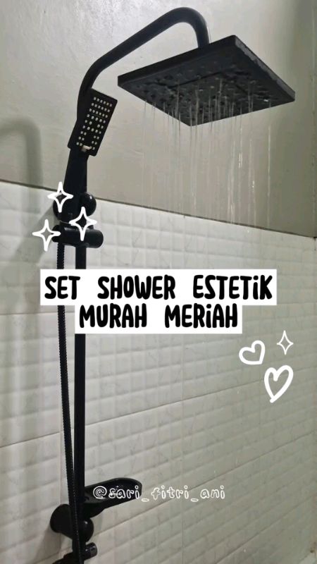 ⭐️⭐️⭐️⭐️⭐️ Set Shower Estetik #setshower #setshowerhitam #setshowerviral #setshowerestetik #SpillBawaBerkah #GratisOngkirRP0 #ShopeeCOD #ShopeeHaul