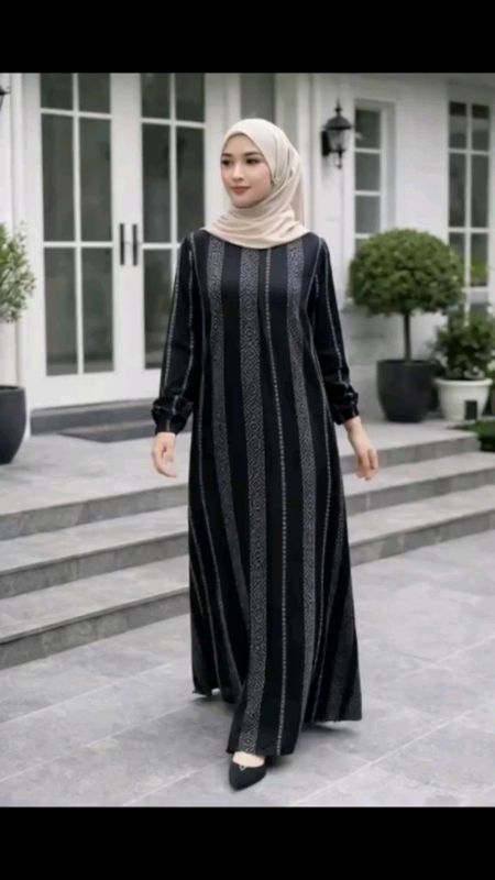 Dress panjang Rayon premium#bigsaleramadhan #gamismuslimah #bahanberkualitas #racunshopeecheeck