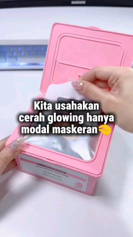 masker sheet bye skintific #SpillRacunShopee #RacunShopee #skintificsheetmask #sheetmaskskintific #skintificsheetmaskpink
