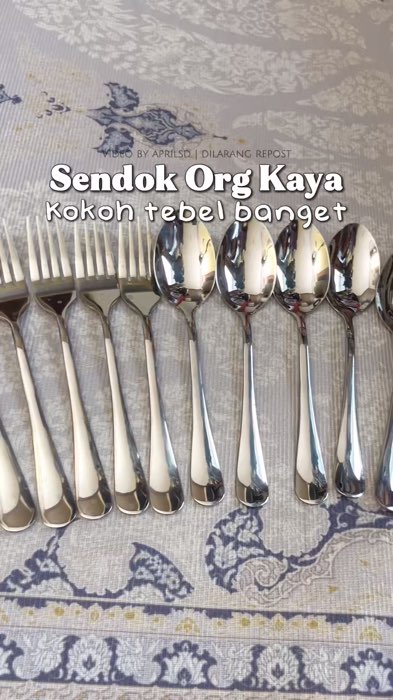 Pakai vouchernya ya✨ #sendok #sendokstainless #sendoktebal #sendoksultan #SpillRacunShopee #PromoNonStop #bigramadhansale #44bigsale #homeliving
