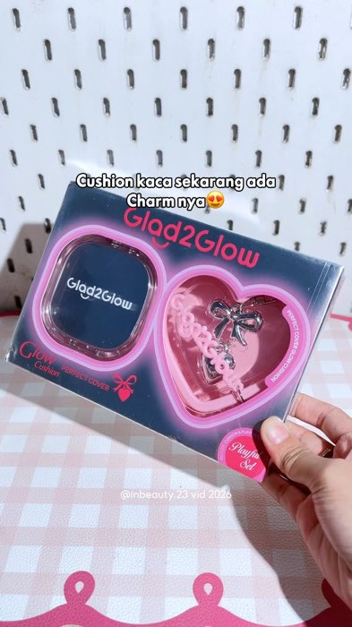 Cushion with charm💗✨🥰#glad2glowcushion #glowcushion #charm #inbeauty23 #RacunShopee #DiskonRacunShopee