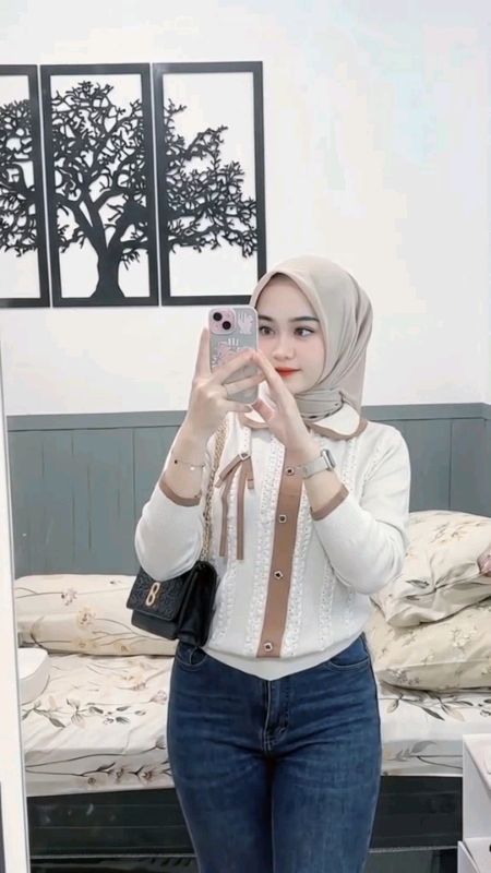 #blousewanita #knitpremium #atasanlenganpanjangwanita #atasanbajuwanita #ShopeeFashionHaul #OOTDFashionShopee