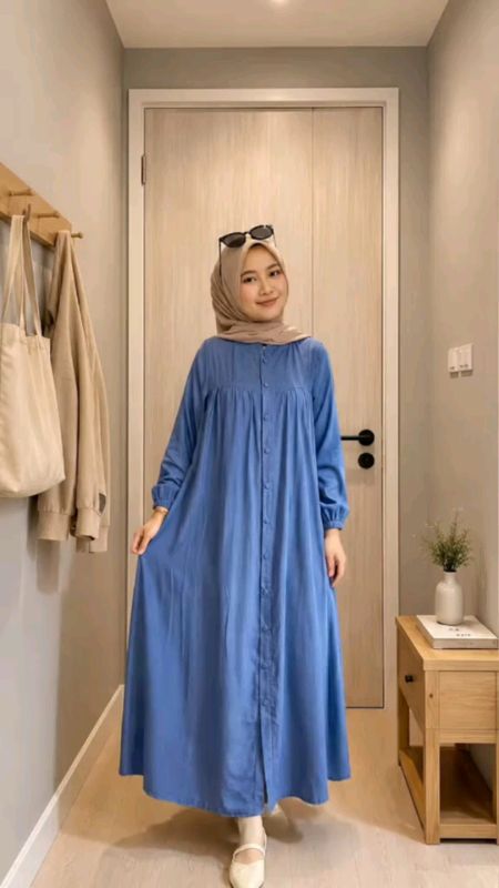 dress gamis polos wanita #dresgamispolos #dresswanita #dresscantik #shopeevideo #ShopeeLook #SpillRacunShopee #bismillahirrahmanirrahim