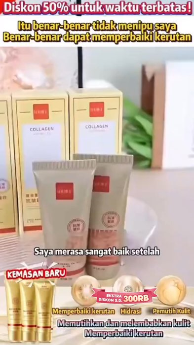 Cream kerutan #creamwajah #creamglowing #creampencerah #creamwhitening #creamantiaging #moisturizer #ViralDiShopeeVideo #RacunShopee