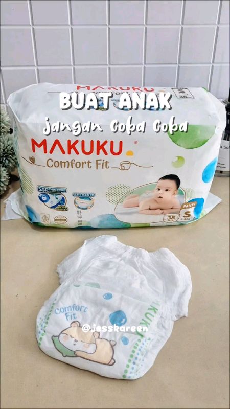 #makuku #pampersmakuku #makukucomfortfitpants #diapersmurah #diapers #diapersbaby #makukuantigumpal #babystuff #popokantiruam #fyp #ViralDiShopeeVideo