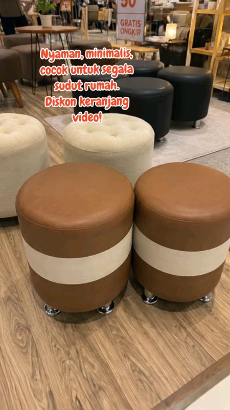 bangku puff minimalis stool aesthetic modern bangku bulat estetik puff stool premium bangku duduk minimalis stool ruang tamu modern bangku sofa kecil