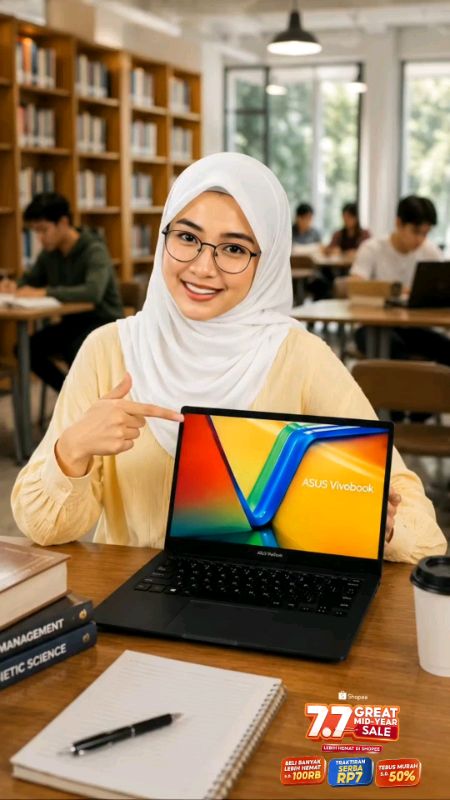 Asus vivobook go #asus #asusvivobook #PromoNonStop #RacunShopee #laptoppelajar #GakNyeselBeliIni