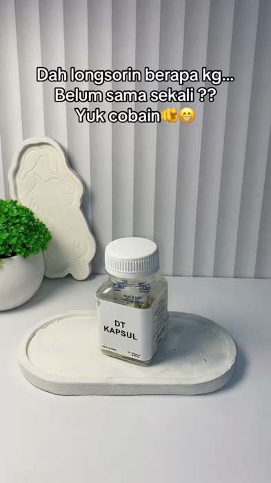 ￼DT KAPSUL DIET PENGHANCUR LEMAK 100% ORIGINAL ISI 60 KAPSUL HERBAL PENURUN BERAT BADAN DAN DETOKS#bismillahirrahmanirrahim #dtkapsul