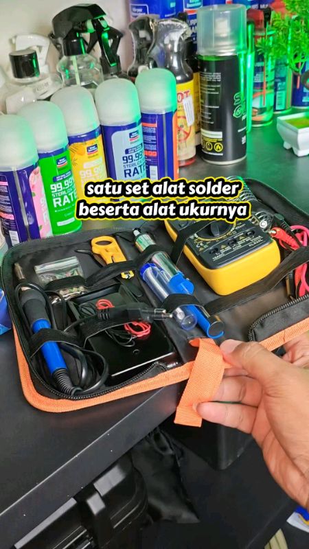set solder komplit dan multimeter #solderlistrik #solder #soldering #DiskonRacunShopee #RacunShopee