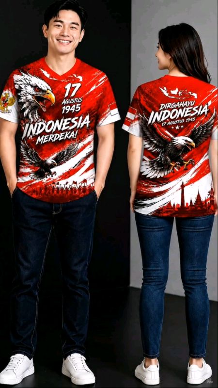 KAOS JERSEY KEMERDEKAAN BAHAN DRY-FIT MILANO#kaoskeninian #kaosjersey #kaoskemerdekaan #kaosviral #fyp