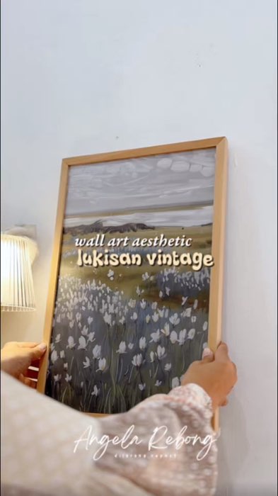Bagus banget aslinya🥰 #ViralDiShopeeVideo #RacunShopee #SpillRacunShopee #lukisan #lukisandinding #lukisanvintage