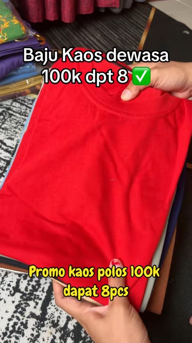 #kaospolos100rb8pcs #kaospolos100kdaoet8pcs #kaospolos100dapat8