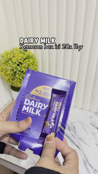 Diary milk ecer 2rbuan #coklat #cadbury #coklatviral #RacunShopee #GratisOngkirRP0