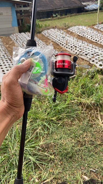 Satu set joran pancing siap uncal harga murah