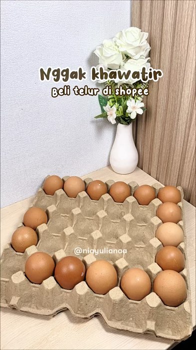 Pengiriman aman dan cepat #RacunShopee #telur #protein #ShopeeCOD #ShopeeLook #DiskonRacunShopee #ViralDiShopeeVideo #goldentick #GratisOngkirRP0 #fyp