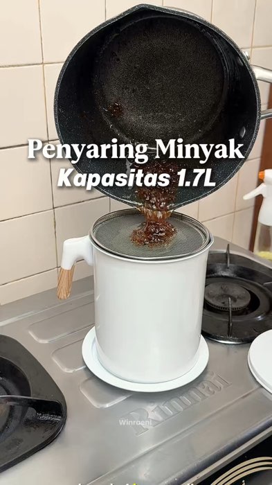 Saringan minyak / oil pot #oilpot #saringanminyak #oilpotsaringanminyak #RacunShopee #oilpotsaringanminyakgoreng #racunshopeee #RacunShopee #fyp