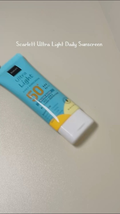 #scarlettsunscreen #scarlettultralightsunscreen #oilyskinsunscreen