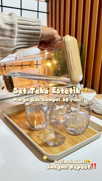 Estetik✨#teko #tekosetmurah #tekoair #settekogelas #tekosetgelas #tekoplastik #tekomurah #tekoo #setteko #settekomewah #RacunShopee #fyp #viral #fypシ