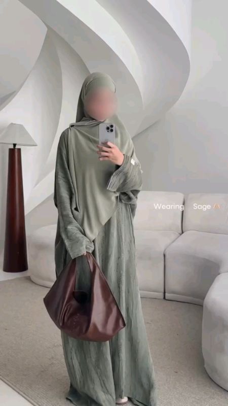 #bonebana #mixandmatch #OOTDFashionShopee #abayacupro #abayasage #outfitmuslimah