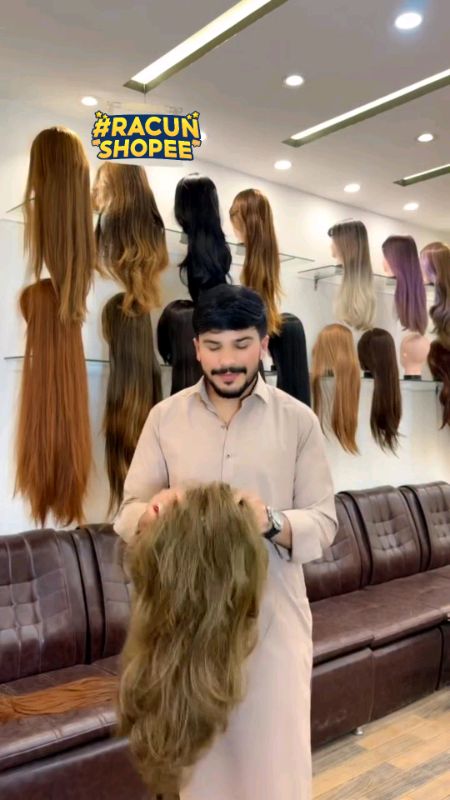 Wig Korean style #wig #wighair #wigstyling #ShopeeFashionHaul #RacunShopeeOOTD #SpillBawaBerkah