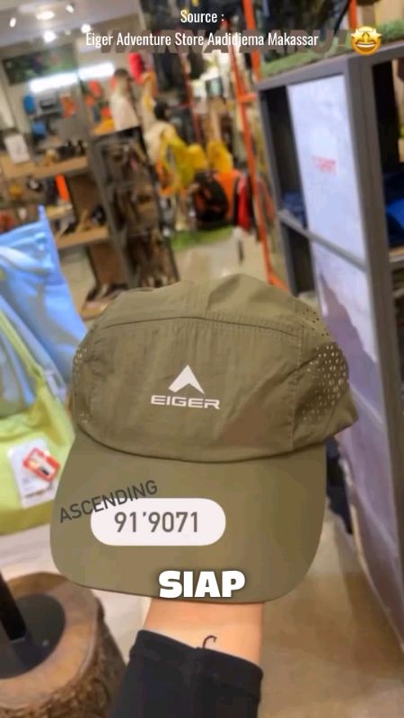 EIGER ASCENDING 1.0 CAP#EigerMountaineering #TopiRunning #Ascending10 Topi ringan 🧢 cepat kering & nyaman untuk olahraga!