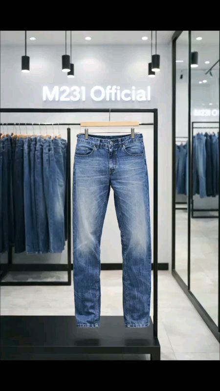 M231 Celana Panjang Jeans Denim Pria Straight Fit 0167#videoshopee #SpillRacunShopee