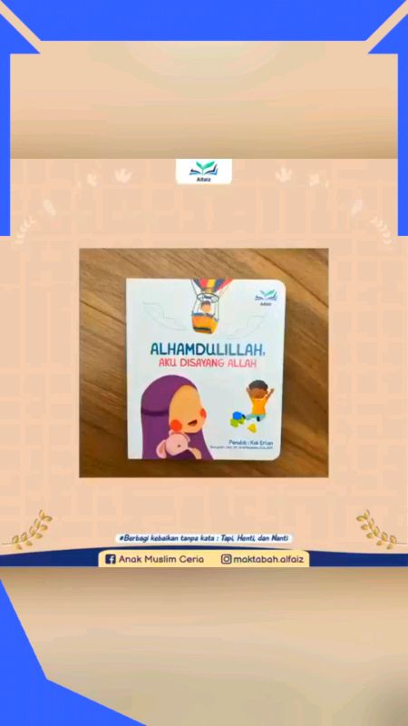 Boardbook Alhamdulillah Aku Disayang Allah #RacunShopee #ViralDiShopeeVideo #PromoNonStop #ShopeeCOD #GratisOngkirRP0