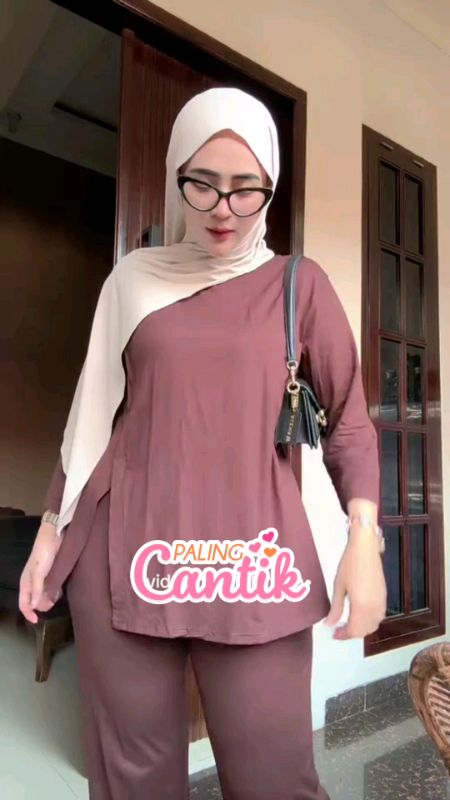 Audy Set | Setelan Wanita  Lengan 7/8 | Setelan Wanita Celana Cutbrai#cosekarangjuga🛍️ #spillracunshoppe #shoppevideo #GratisOngkirRP0