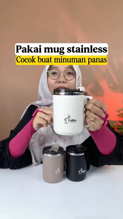 Mug stainless #mug #mugstainlesssteel #mugstainless #mugkopi #mugkopitahanpanas #mugkopimurah #mugkopistainless #gelaskopi #PromoNonStop #Diskon40RB
