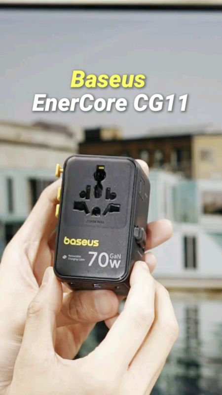 Baseus EnerCore CG11 Universal Travel Adapter Charger #baseuscharger #travelcharger #charger #chargerhp #ChargerFastCharging