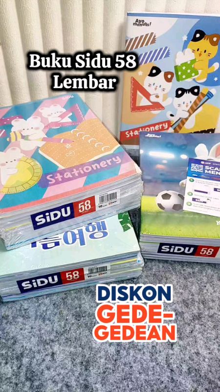 Buku SiDU 58 Lembar#bukutulissidu #sidu58lembar #sidu