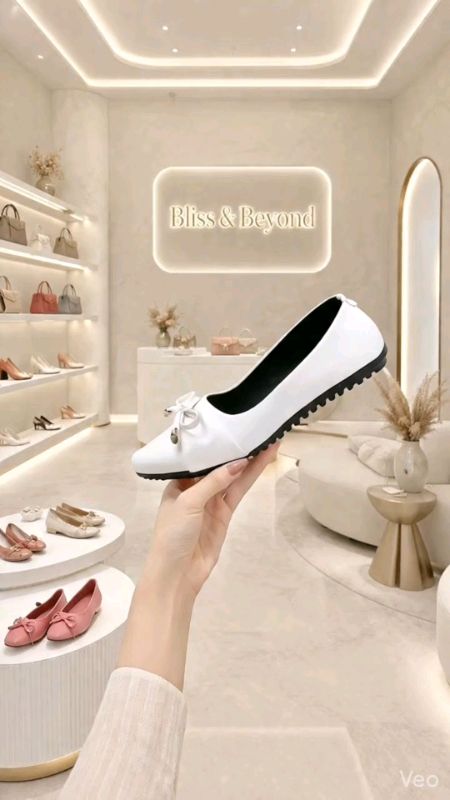 sepatu wanita flatshoes pita angka delapan Tanpa Hak terbaru Hitam sepatu kerja wanita #fyp #RacunShopee #foryou