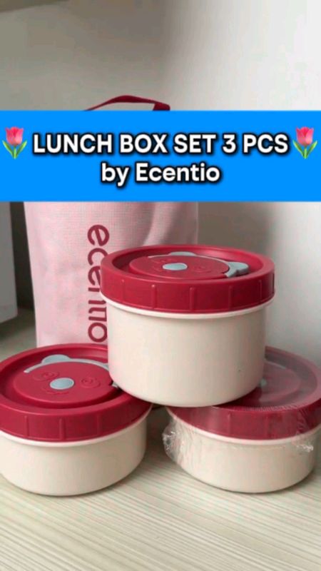🔥Rekomen banget si ini, Promo!!#ecentio #ecentiolunchbox #lunchboxset3in1 #ShopeeReview #racun#terlarisdishopee #TermurahDiShopee #ViralDiShopeeVideo